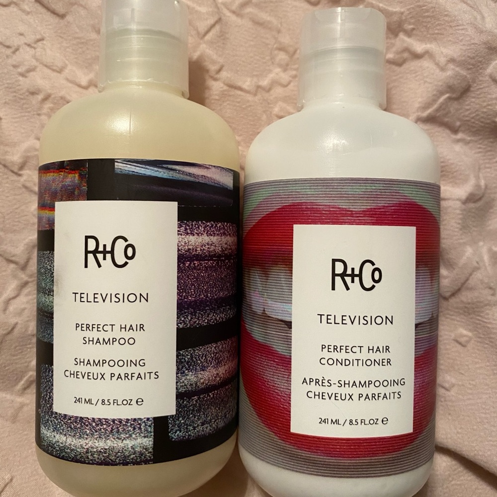 R+Co UNOPENED Television Shampoo & Conditioner